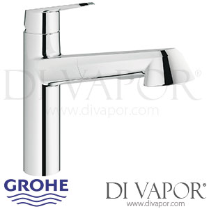 Grohe Eurodisc Cosmopolitan Single-Lever Sink Mixer - 2012 to 2013 - Tap Spare Parts 32257002 GEN2